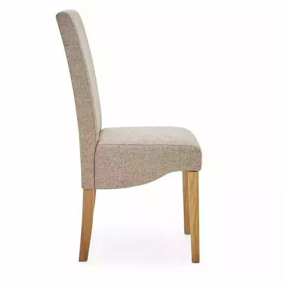 Dunelm Ethan Set Of 2 Dining Chairs Natural Boucle - Image 5