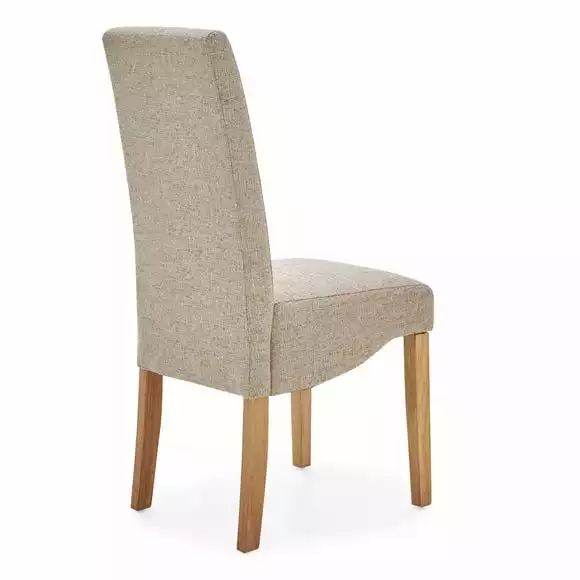 Dunelm Ethan Set Of 2 Dining Chairs Natural Boucle - Image 6