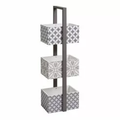 Dunelm Geo Tile 3 Tier Caddy