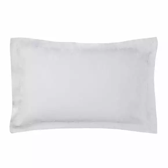 Dorma 500 Thread Count 100% Cotton Satin Plain Oxford Pillowcase
