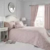 Dunelm Serene Blossom Blush Bedspread