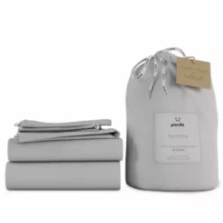 Panda Bamboo Quiet Grey Bedding Set