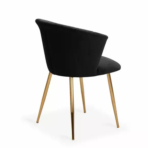 Dunelm Kendall Velvet Dining Chair - Image 4