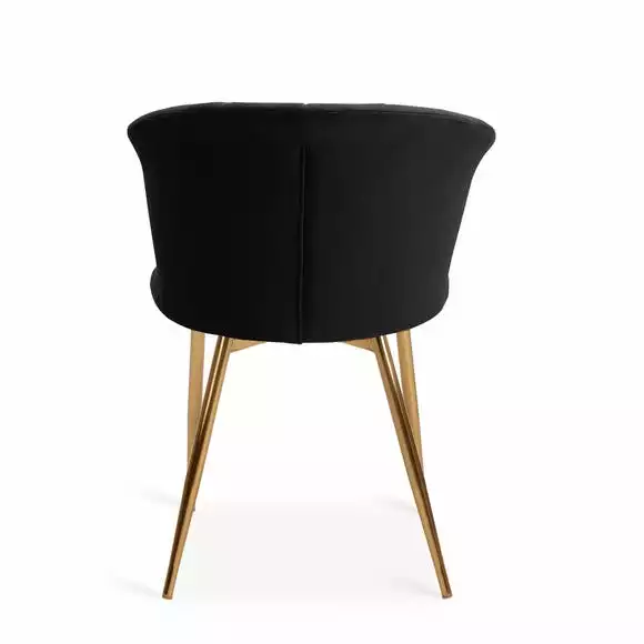 Dunelm Kendall Velvet Dining Chair - Image 5