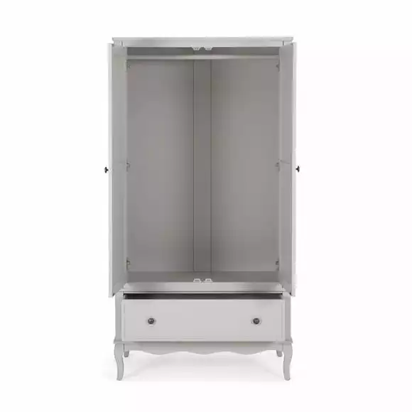 Dunelm Clara Double 1 Drawer Wardrobe, Grey - Image 4