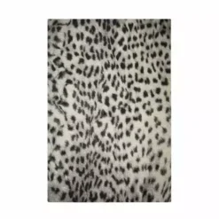 Dunelm Snow Leopard Rug