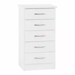 Seconique Nevada Slim 5 Drawer Chest
