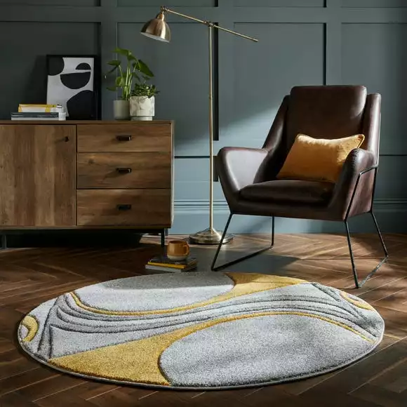 Dunelm Mirage Circle Rug
