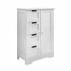 Lloyd Pascal White 4 Drawer Storage Cabinet