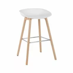 Dunelm Erik White Bar Stool