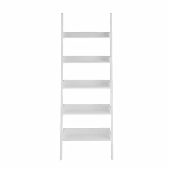 Dunelm Lynton White Ladder Bookcase - Image 3