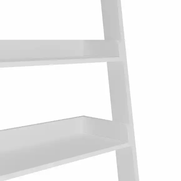 Dunelm Lynton White Ladder Bookcase - Image 4