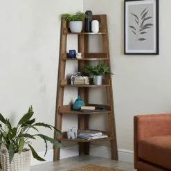 Dunelm Fulton Corner Ladder Shelf