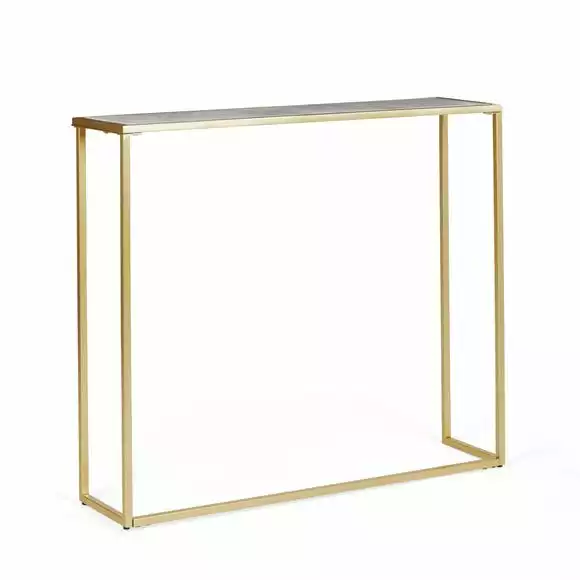 Dunelm Sullivan Gold Effect Slim Console Radiator Cover - Image 4