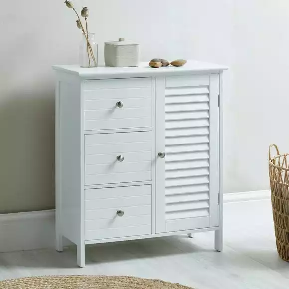 Dunelm Nautical 3 Drawer Cabinet Unit