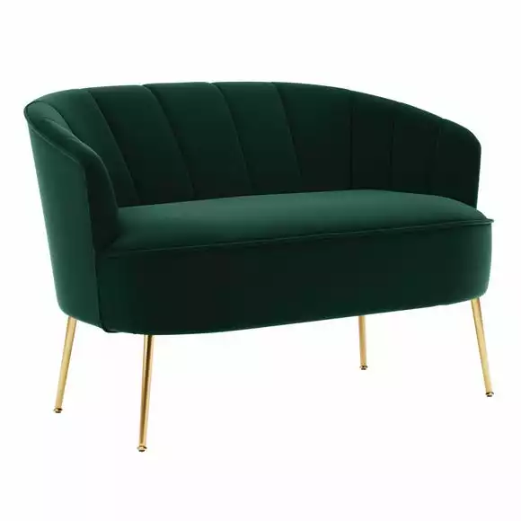 Dunelm Matilda Velvet Two Seater Sofa - Image 2