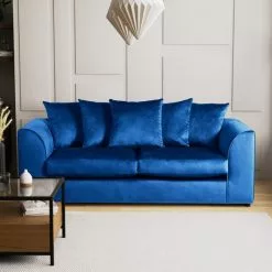 The Original Sofa Company Blake 3 Seater Soft Velvet Sofa