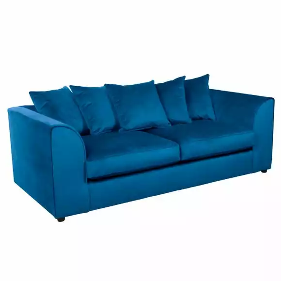 The Original Sofa Company Blake 3 Seater Soft Velvet Sofa - Image 3