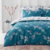 Dunelm Beautiful Birds Teal Duvet Cover And Pillowcase Set