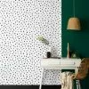 Dunelm Spot Monochrome Wallpaper