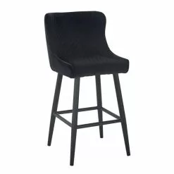 Dunelm Montreal Velvet Bar Stool
