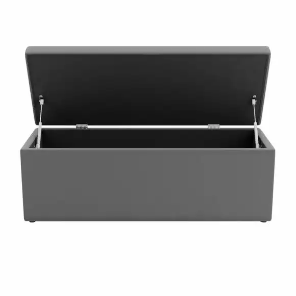 Dunelm Oswald Velvet Buttoned Ottoman Bench - Image 5