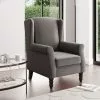 Dunelm Oswald Wingback Armchair Velvet