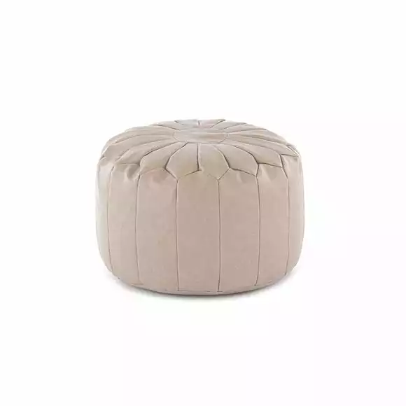 Dunelm Moroccan Stitched Pebble Pouffe - Image 2