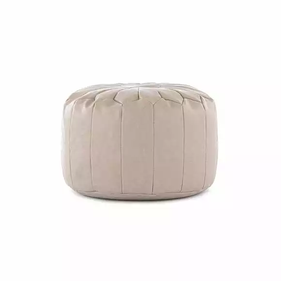 Dunelm Moroccan Stitched Pebble Pouffe - Image 3