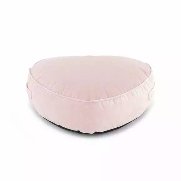 Dunelm Kid's Isla Heart Pouffe Blush - Image 4