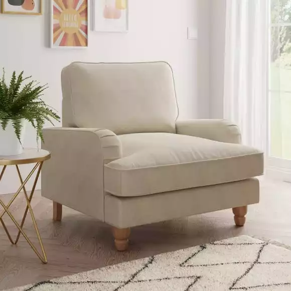 Dunelm Beatrice Luna Fabric Armchair