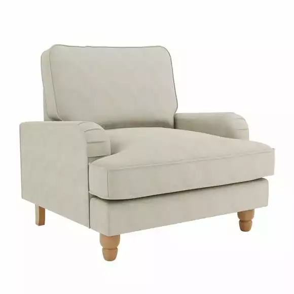 Dunelm Beatrice Luna Fabric Armchair - Image 3