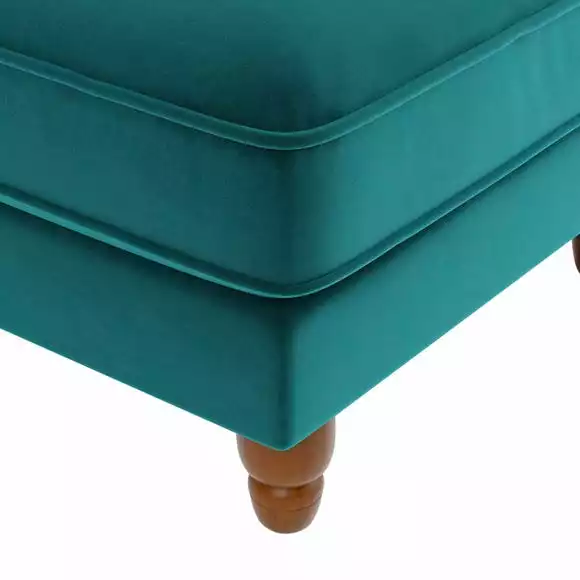 Dunelm Beatrice Matte Velvet Footstool - Image 4