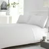 Dunelm Waffle White Duvet Cover And Pillowcase Set