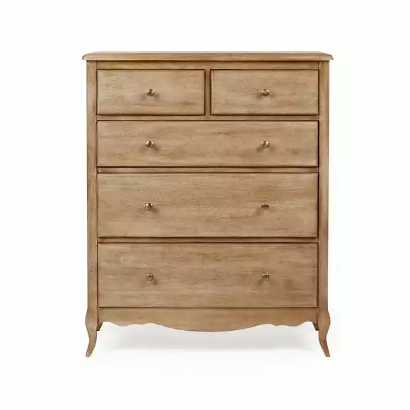 Dunelm Giselle 5 Drawer Chest, Mango Wood - Image 2