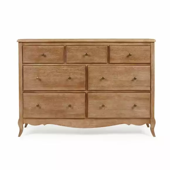 Dunelm Giselle 7 Drawer Chest, Mango Wood - Image 2