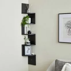 Dunelm Corner Wall Mounted Shelving Unit