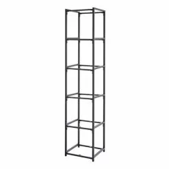 Dunelm Modular 6 Shelf Black Frame Component