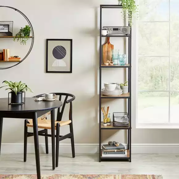 Dunelm Modular 6 Shelf Black Frame Component - Image 2