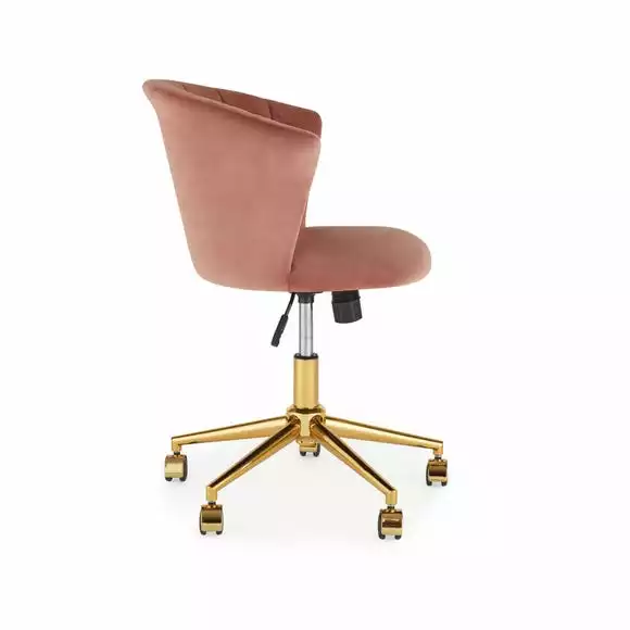 Dunelm Kendall Velvet Office Chair - Image 4