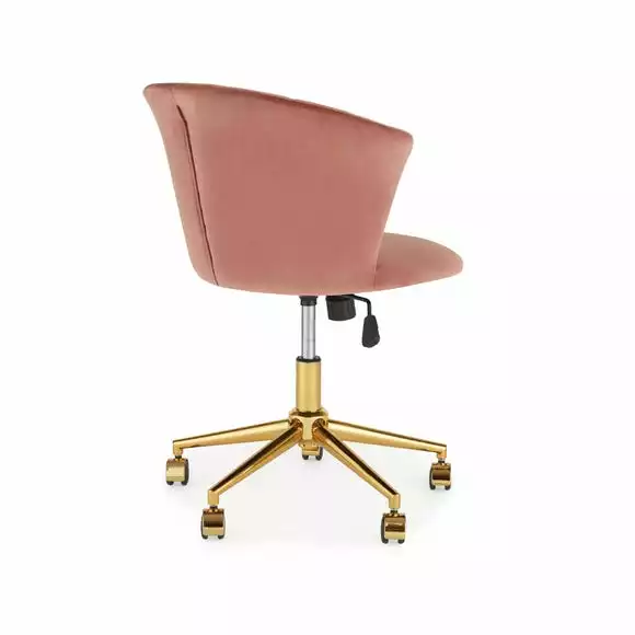 Dunelm Kendall Velvet Office Chair - Image 5