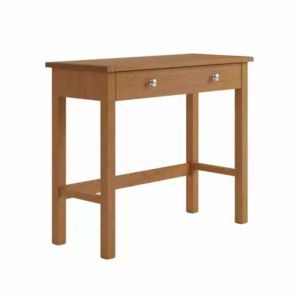 Dunelm Bromley Slim Line Desk Oak - Image 5