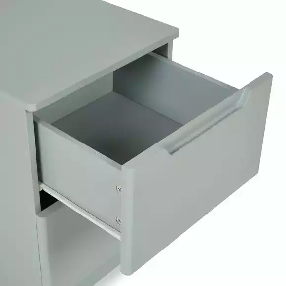 Dunelm Larson 2 Drawer Bedside Table - Image 5