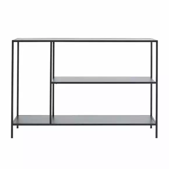 Dunelm Black Console Table Shelving Unit - Image 3