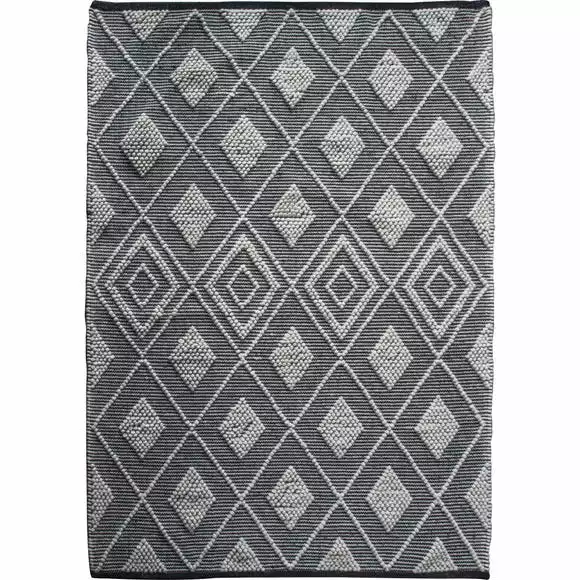 Cedar & Sage Sheya Black And Natural Rug