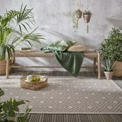 Dunelm Almada Natural Indoor Outdoor Rug