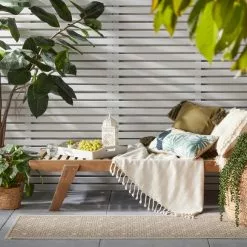 Dunelm Almada Natural Indoor Outdoor Runner