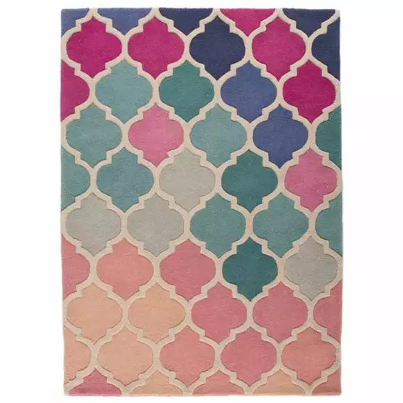 Dunelm Rosella Geometric Rug - Image 2