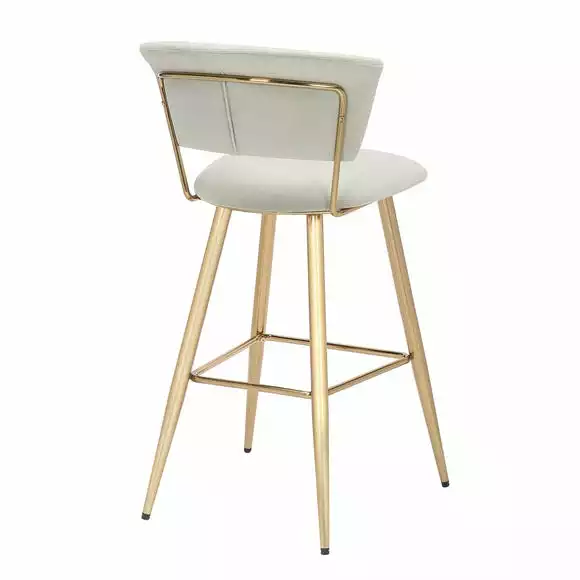 Dunelm Kendall Velvet Bar Stool - Image 4
