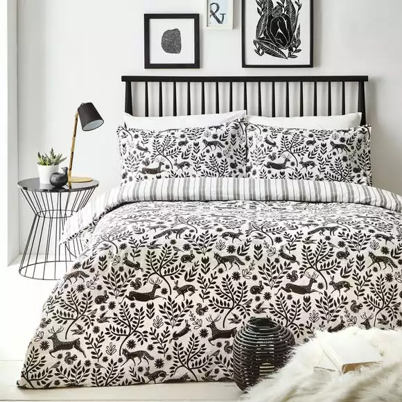 Furn Furn. Skandi Woodland Duvet Cover And Pillowcase Set